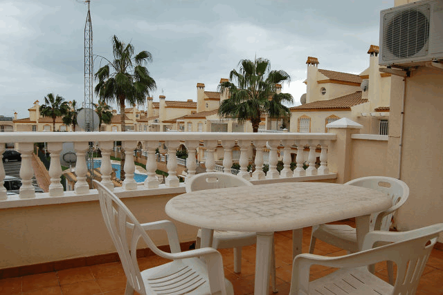 Akilar 1521881460TQWANP ref 1712 mobile 14 Large balcony great for the evenings upstairs Playa Flamenca